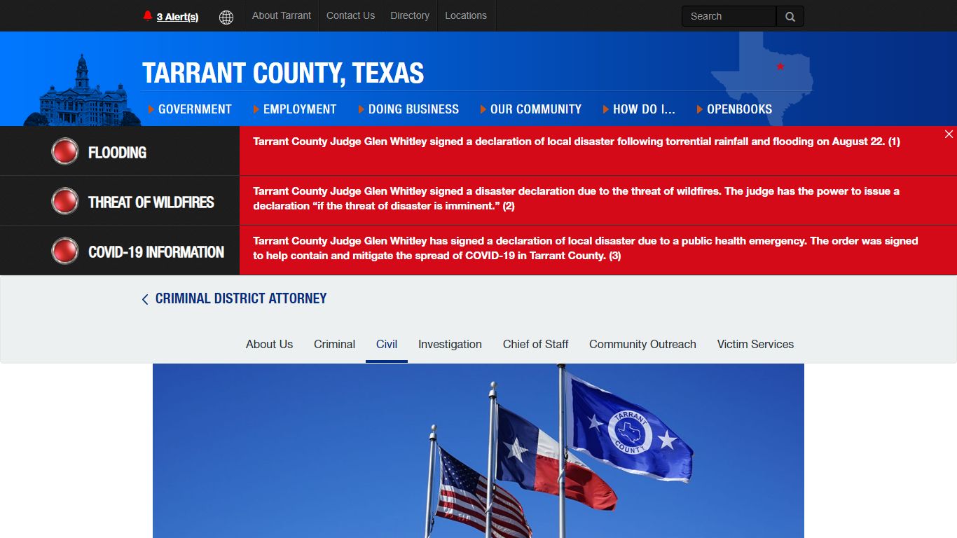 Open Records Requests - Tarrant County TX